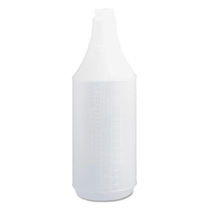 Embossed Spray Bottle, 32 Oz, Clear, 24-carton