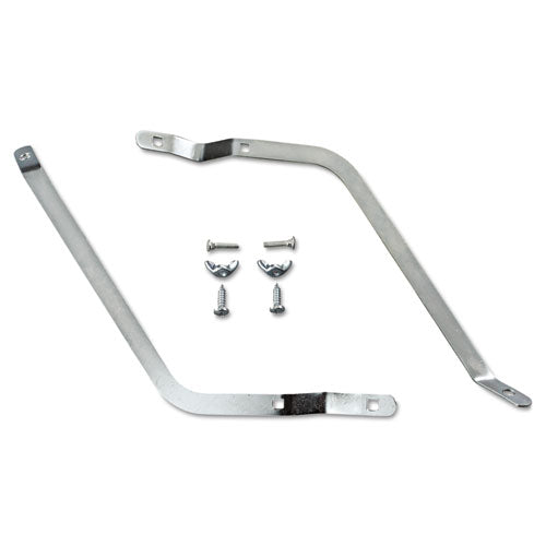 Metal Handle Braces, Small, Fits 18" To 48" Floor Sweeps, 0.5w X 8h