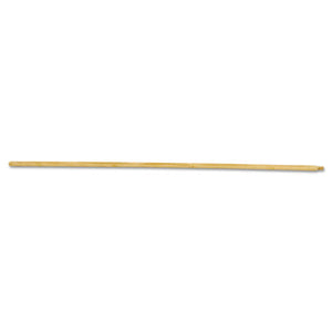 Threaded End Broom Handle, Lacquered Hardwood, 15-16 Dia X 54, Natural