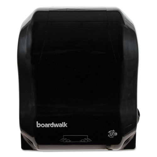 Hands Free Mechanical Towel Dispenser, 13 1-4" X 16 1-4" X 10 1-4", Black