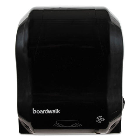 Hands Free Mechanical Towel Dispenser, 13 1-4" X 16 1-4" X 10 1-4", Black