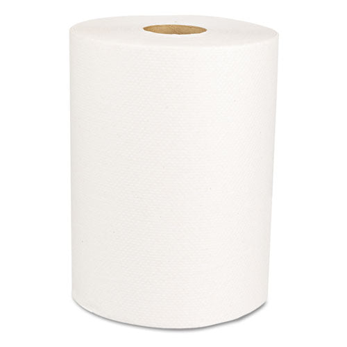 Boardwalk Green Universal Roll Towels, Natural White, 8"x800ft, 6 Rolls-carton