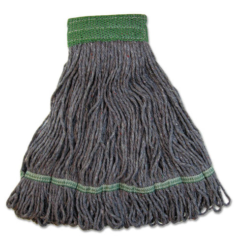 Pro Loop Web-tailband Mop Head, Blue, Medium, 12-carton