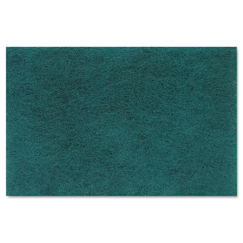 Medium Duty Scour Pad, Green, 6 X 9, 20-carton