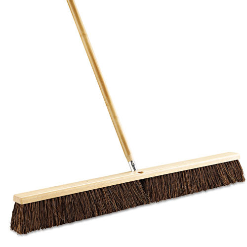 Floor Brush Head, 36" Wide, Palmyra Bristles