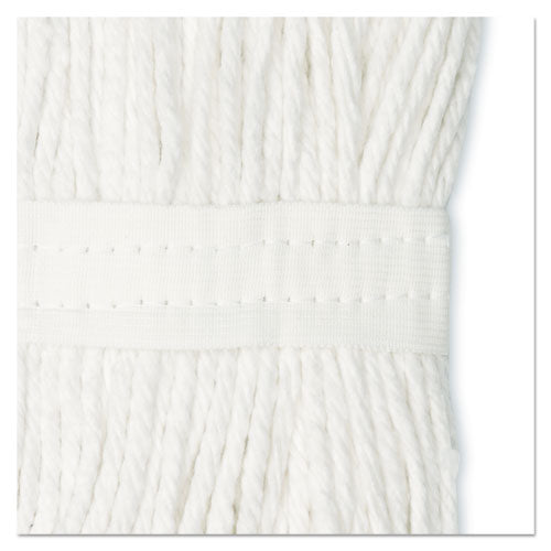 Cut-end Wet Mop Head, Cotton, No. 20, White