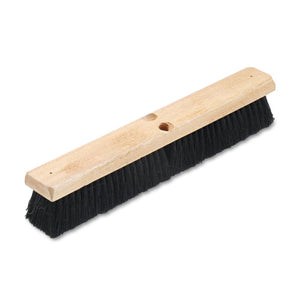 Floor Brush Head, 2 1-2" Black Tampico Fiber, 18"