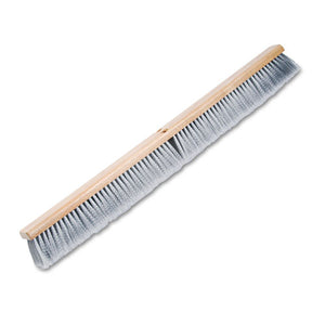 Floor Brush Head, 3" Gray Flagged Polypropylene, 36"