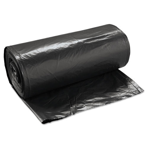 High-density Can Liners, 60 Gal, 14 Microns, 38" X 58", Black, 200-carton