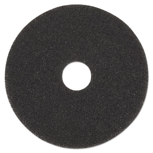 High Performance Stripping Floor Pads, 17" Diameter, Grayish Black, 5-carton