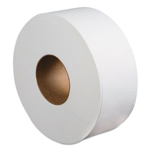 Jumbo Roll Bathroom Tissue, Septic Safe, 2-ply, White, 3.4" X 1000 Ft, 12 Rolls-carton