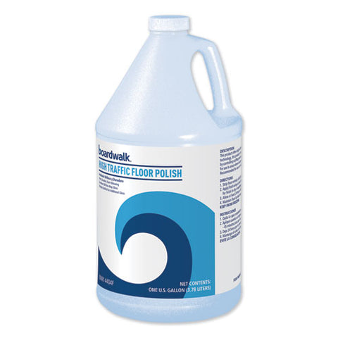 High Traffic Floor Polish, 1 Gal Bottle, 4-carton