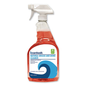 Boardwalk Green Natural Grease And Grime Cleaner, 32 Oz Spray Bottle