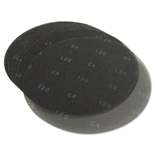 Sanding Screens, 20" Diameter, 120 Grit, Black, 10-carton