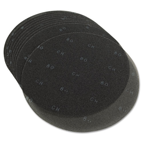 Sanding Screens, 20" Diameter, 80 Grit, Black, 10-carton