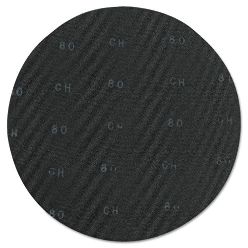 Sanding Screens, 20" Diameter, 80 Grit, Black, 10-carton