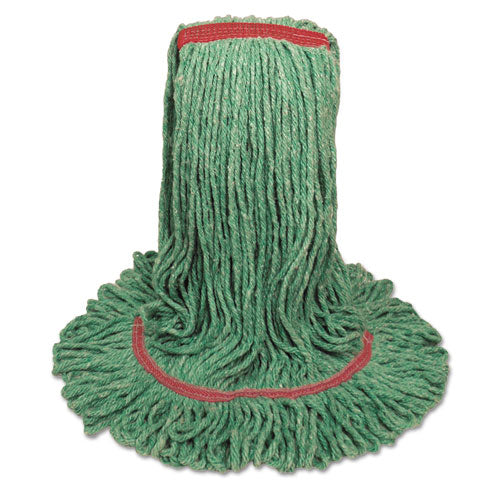 Mop Head, Premium Standard Head, Cotton-rayon Fiber, Large, Green