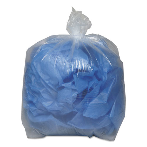 Low Density Repro Can Liners, 33 Gal, 1.4 Mil, 33" X 39", Clear, 100-carton
