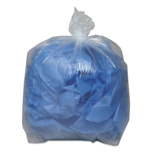 Low Density Repro Can Liners, 60 Gal, 1.75 Mil, 38" X 58", Clear, 100-carton
