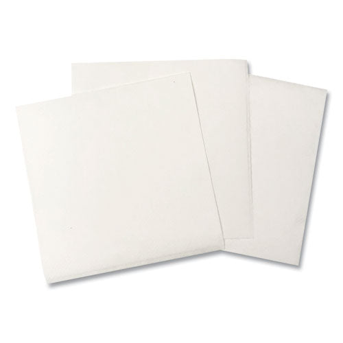 Beverage Napkins, 1-ply, 9.5" X 9", White, 4000-carton