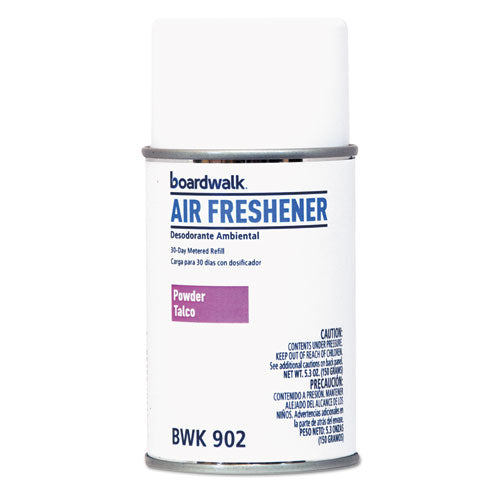 Metered Air Freshener Refill, Powder Mist, 5.3 Oz Aerosol, 12-carton