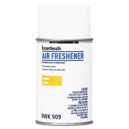 Metered Air Freshener Refill, Lemon Peel, 5.3 Oz Aerosol, 12-carton