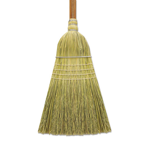 Corn-fiber Warehouse Brooms, 60", Gray-natural, 6-carton