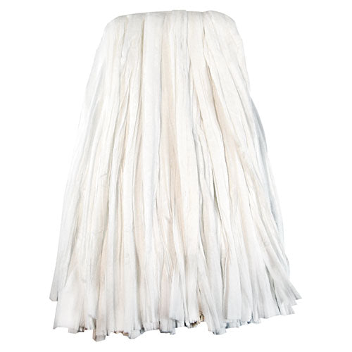 Nonwoven Cut End Edge Mop, Rayon-polyester, #24, White, 12-carton