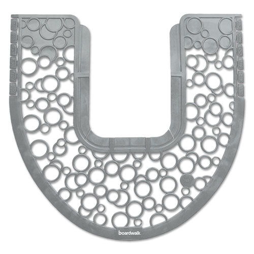 Commode Mat 2.0, Rubber, 22.88 X 22, Gray-white, 6-carton