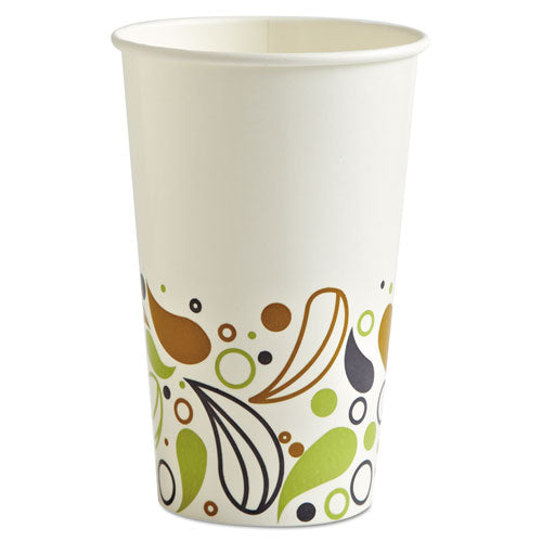 Deerfield Printed Paper Cold Cups, 16 Oz, 20 Cups-sleeve, 50 Sleeves-carton