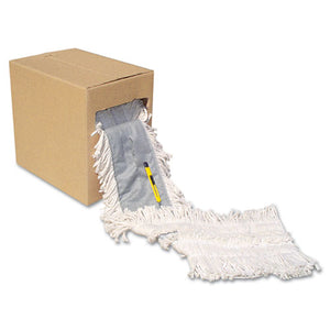 Flash Forty Disposable Dustmop, Cotton, 5", Natural