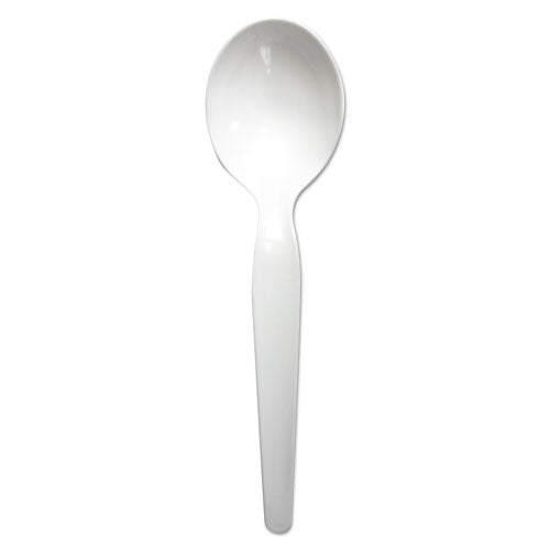 Heavyweight Polystyrene Cutlery, Knife, White, 1000-carton