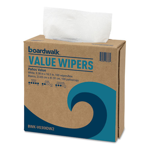 Drc Wipers, White, 10 X 12, Centerpull, 200-box