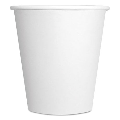 Convenience Pack Paper Hot Cups, 10 Oz, White, 9 Cups-sleeve, 29 Sleeves-carton