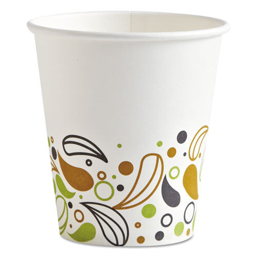 Convenience Pack Paper Hot Cups, 10 Oz, White, 9 Cups-sleeve, 29 Sleeves-carton