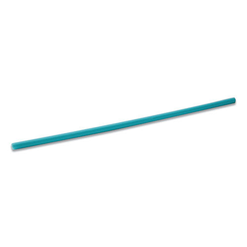 Marine Biodegradable Straws, 10.25", Ocean Blue, Wrapped, 250-box, 8 Boxes-carton
