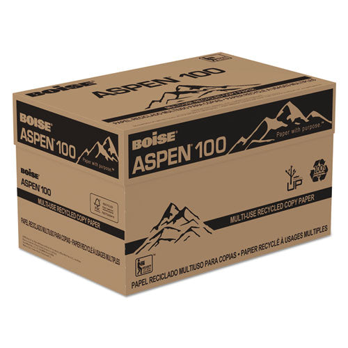 Aspen Multi-use Recycled Paper, 92 Bright, 20lb, 11 X 17, White, 500 Sheets-ream, 5 Reams-carton