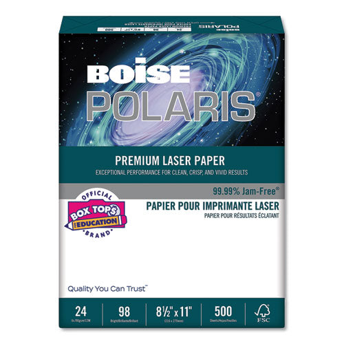Polaris Premium Laser Paper, 98 Bright, 24 Lb, 11 X 17, White, 500-ream