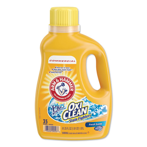 Oxiclean Concentrated Liquid Laundry Detergent, Fresh, 61.25 Oz Bottle