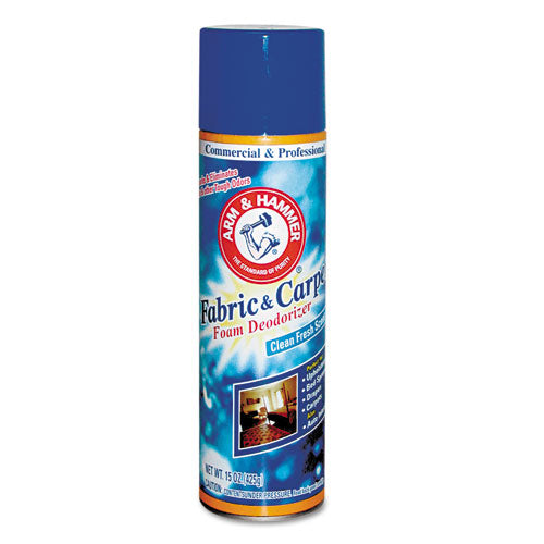 Fabric And Carpet Foam Deodorizer, Fresh Scent, 15 Oz Aerosol