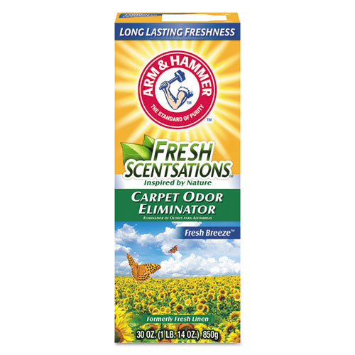Fresh Scentsations Carpet Odor Eliminator, Island Mist, 30 Oz Box, 6-carton