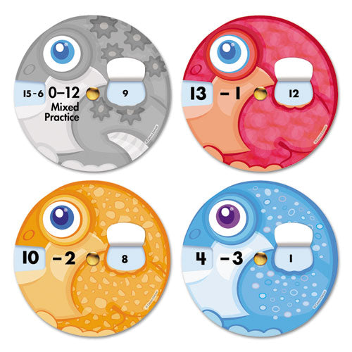 Ez-spin, Subtraction Game, Grades K-2, 18-pack