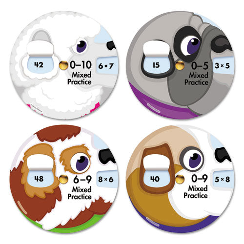 Ez-spin, Multiplication Game, Grades 3-5, 18-pack