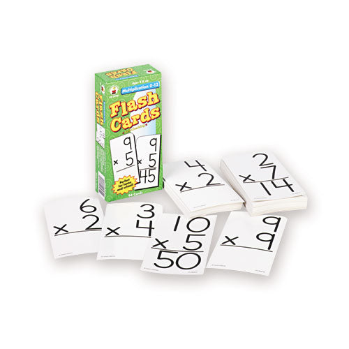 Flash Cards, Division Facts 0-12, 3w X 6h, 93-pack