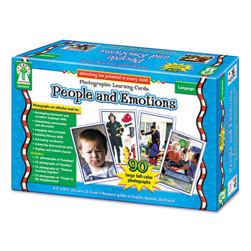 Photographic Learning Cards Boxed Set, People And Emotions, Grades K-5