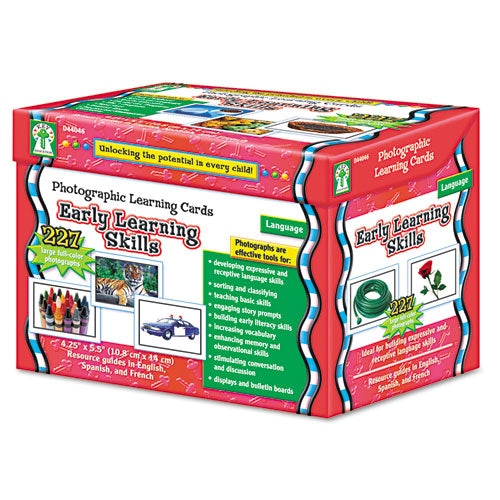 Photographic Learning Cards Boxed Set, Nouns-verbs-adjectives, Grades K-5