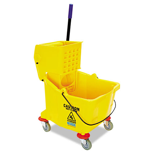 Side-press Bucket-wringer Combo, 35 Qt, Yellow