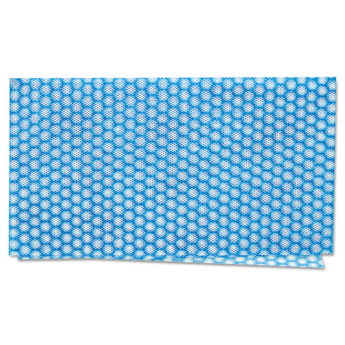 Tough Towels, 13 1-4 X 24, Blue-white, 150-carton