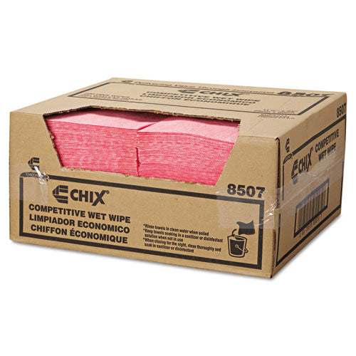 Wet Wipes, 11 1-2 X 24, White-pink, 200-carton