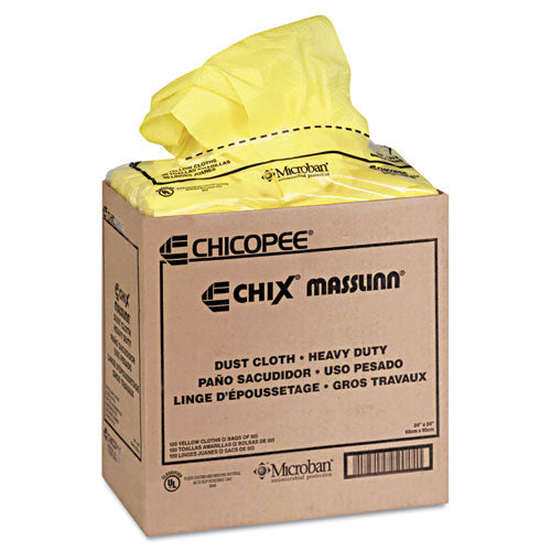 Masslinn Dust Cloths, 24 X 24, Yellow, 150-carton